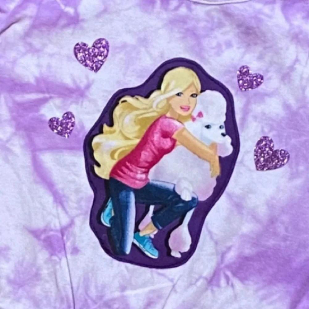 New TRENDYTOTNYC Custom Tie Dyed Barbie Dress - Size 4 Years
